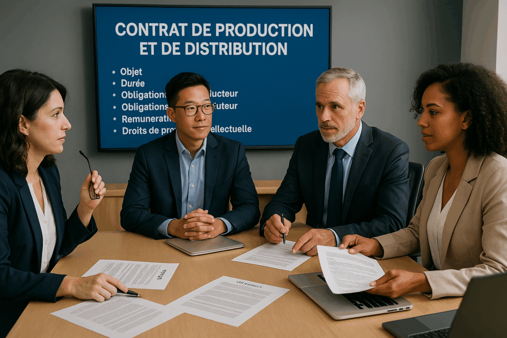 Contrats de production, distribution